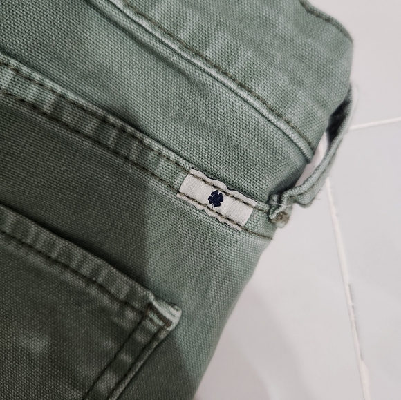 Lucky Brand Sienna Slim Boyfriend Denim 🍂 Khaki Green - Picture 6 of 10